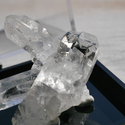 天然石 約26g ケース高さ約52mm 水晶クラスター(ゼカ・デ・ソウザ産)ラベル付き[zqkit-221123-06] 4枚目の画像