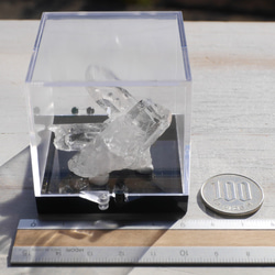 天然石 約26g ケース高さ約52mm 水晶クラスター(ゼカ・デ・ソウザ産)ラベル付き[zqkit-221123-06] 19枚目の画像