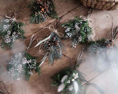 06 ドライブーケ　スワッグ　クリスマス 楽天市場】クリスマス スワッグ ツリー セット プリザーブド