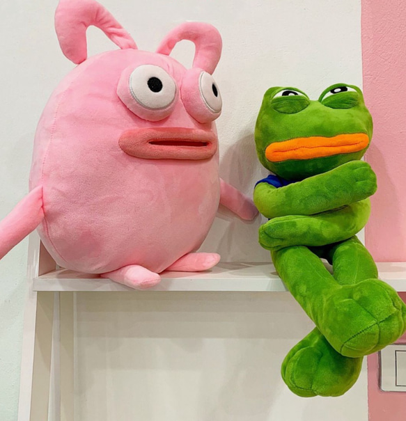 カエルのテディベア、厚唇のウサギ ぬいぐるみ HigoTen 通販 15019873