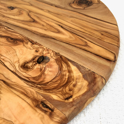 ◇オリーブの木 個性あふれる１点もの　パッチワークのピザボード　約44cm　変形 持ち手つき-035 12枚目の画像