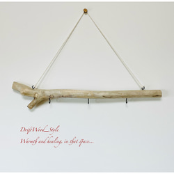 流木インテリア 端がY字の無骨な天然流木のハンガーフック 流木ハンガー ハンギング ウォールデコ 北欧 No.147 5枚目の画像