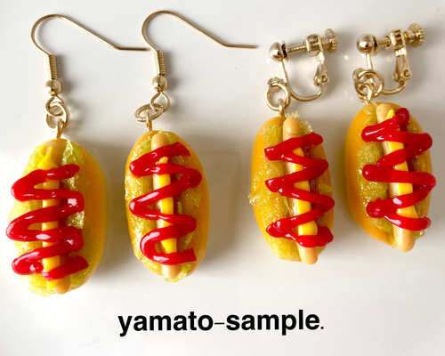 りらこ/ミニチュアフード/食品サンプル/フェイクフード/ハンドメイドピアス 58a23c1ca5c929476d8e8d0fce7852