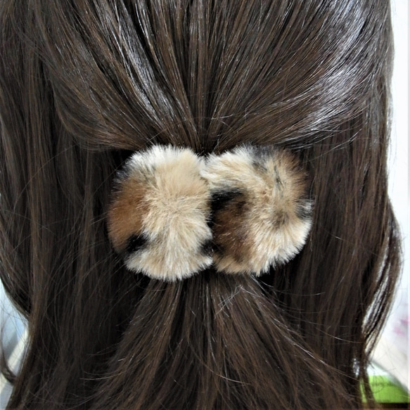 ヘアゴム フェイクファー キッズから大人まで 髪飾り ヘアアクセサリー 