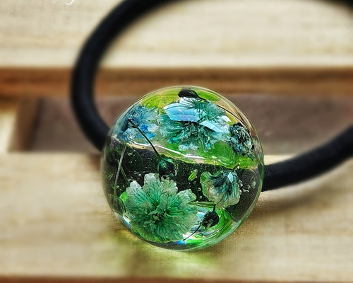 琉球ガラス　ヘアゴム  ペア 琉球ガラス ヘアゴム ペア 琉球ガラスヘアゴム ペア