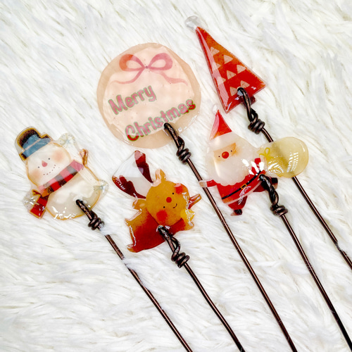ガーデンピック ハンドメイド クリスマスピック ワイヤー その他