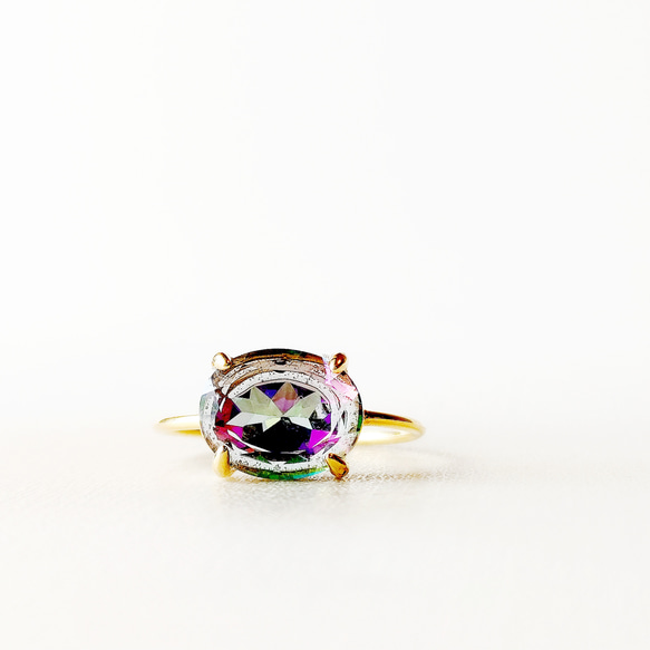 ミスティックトパーズリング ミスティックトパーズ Grand Bijou リング 16.54CT | Sally's