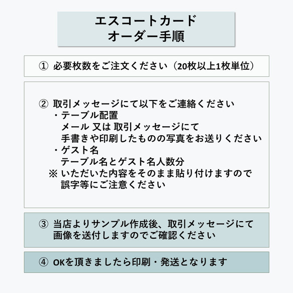 エスコートカード 50円/枚 3枚目の画像