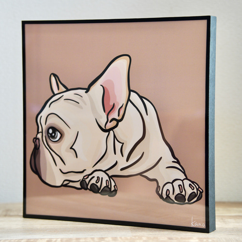 アートパネル のんびりフレンチブルドッグ（クリーム）フレブル その他