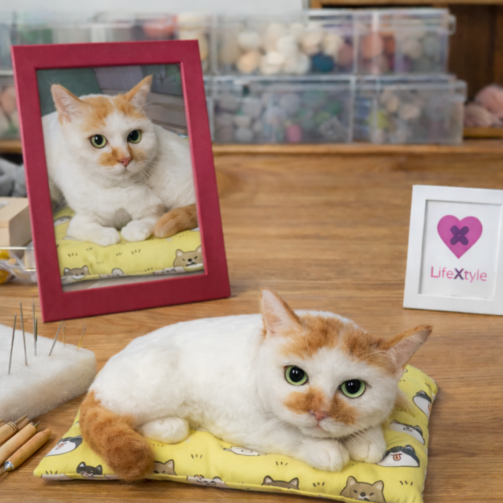 羊毛フェルト そっくり ペット オーダーメイド｜写真から作る ペットぬいぐるみ｜愛猫 供養 遺骨を亡くした方への贈り物