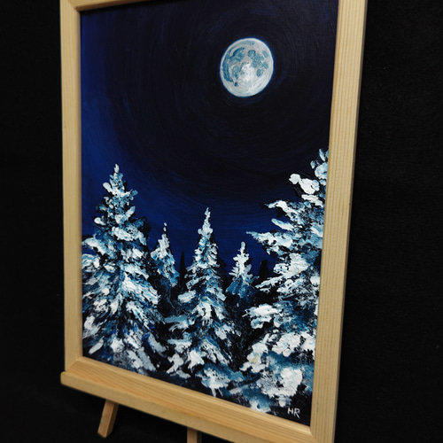 HR | 【作品名】：油絵【クリスマスイブの町】 | Instagram