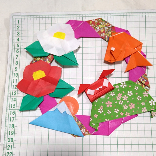 お正月・リース・折り紙 ・壁面飾り【☆送料無料☆】 その他インテリア