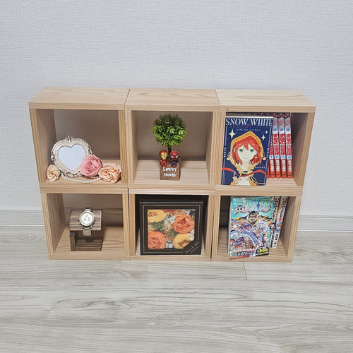新塗装誕生！ウレタンニス塗装！つあありクリア！】キューブボックス