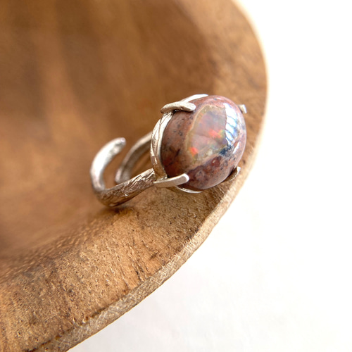 カンテラオパール&シルバーリング 指輪・リング kalm jewelry 通販  