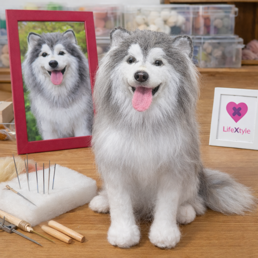 羊毛フェルト そっくり ペット オーダーメイド｜写真から作る ペットぬいぐるみ｜愛犬 供養 遺骨を亡くした方への贈り物