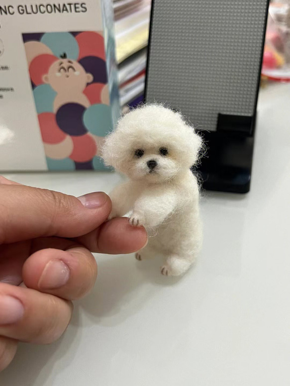 【オーダーメイドペット】羊毛フェルト、うちの子　犬ぬいぐるみ、フェルト犬、羊毛犬、肖像画、犬猫人形 プレゼントやギフトに 100% 模様