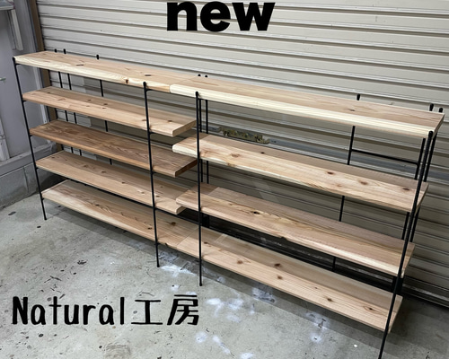 新商品‼️手作りアイアン家具 アイアンシェルフ折り畳みラック