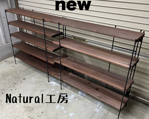 新商品‼️手作りアイアン家具 折り畳みラック 西海岸インテリア 幅200cm 3096a8440bb35fabcdb0f5df2626bb
