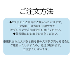 おなまえ (ひらがな) ワッペン　1文字　150円　アイロン接着 〜入園準備、入学準備〜 4枚目の画像