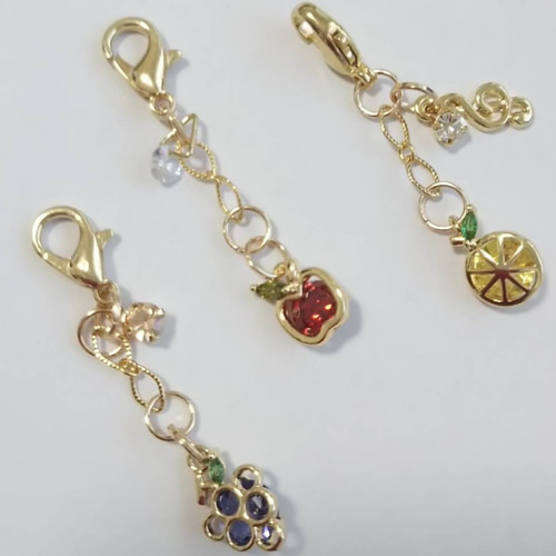 送料無料】ジルコニアチャーム りんご 2個 チャーム poco a poco 通販