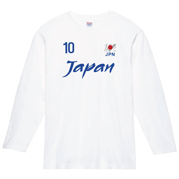 胸番号を選べる 日本 ジャパン サッカー Tシャツ Football Japan Tshirt 5枚目の画像