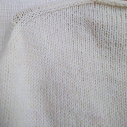 【即納】 ケーブルニットベスト暖かいウール100%レディース手編み送料無料 4枚目の画像