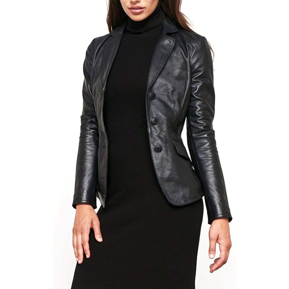 羊革スリムフィットコート・ブレザー Sheep Leather Slim Fit Coat/Blazer