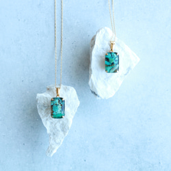 gemstone jewelry ターコイズのネックレス　 10枚目の画像