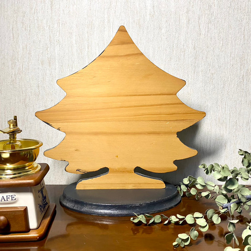ハンドメイド☆トールペイント作品☆クリスマス☆両面楽しめる☆ツリー型 トールペイント リバーシブルクリスマスツリー - メルカリ