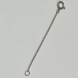 Pt900/Pt850 天然ダイヤモンド0.07ct スクリュー 華奢ネックレス Pt900/Pt850 天然ダイヤモンド0.07ct スクリュー 華奢ネックレス