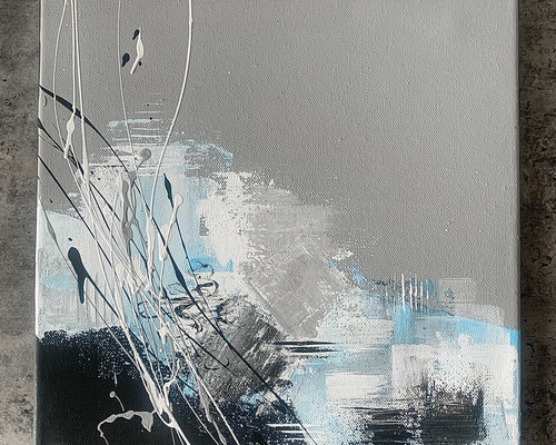 現代アート 約30×30㎝ 大きめ モダン 絵画 原画 抽象画 アート