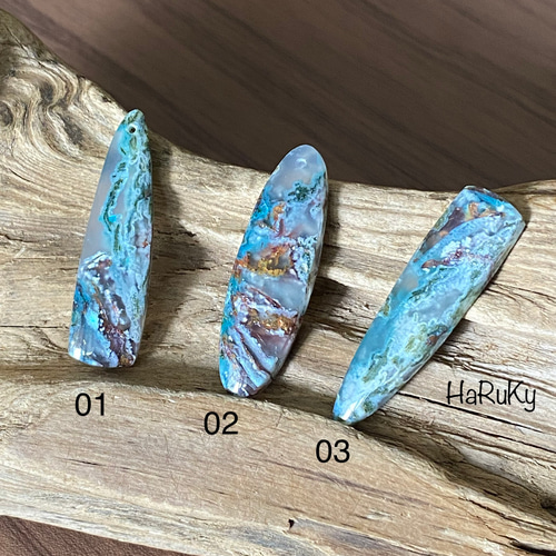 ♢売約済み♢Rare & High-Grade クリソコラ コッパー in カルセドニー