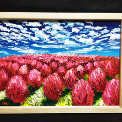 油絵 絵画 森ボックス 油絵 森の川ボックス 絵画 HR 通販 11663859｜Creema(クリーマ)