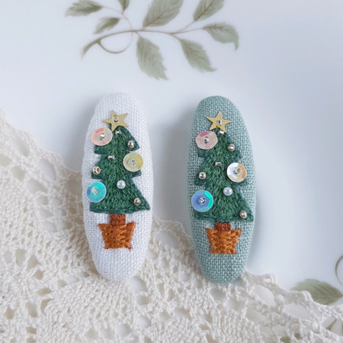 クリスマスヘアゴムパッチンピンセット①