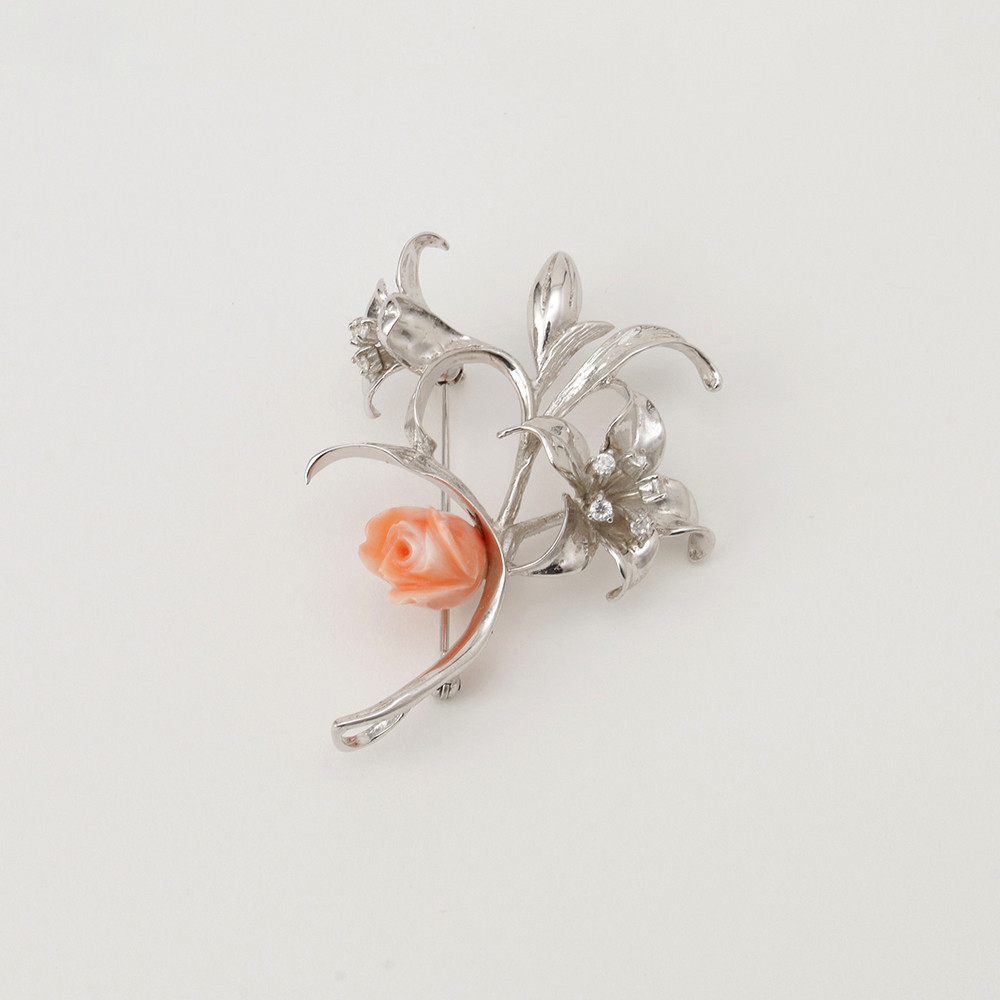 土佐の宝石珊瑚　コーラルピンク　ローズ