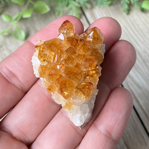 ポジティブエネルギーを取り入れる/シトリンクラスター/パワー 天然石