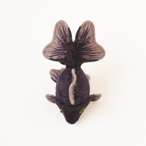 立体刺繍オブジェ】手毬金魚 リュウキンモデル「宵‐yoi」 その他