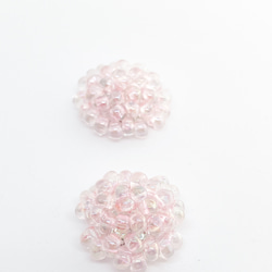 beads  pierce/earring*　pink 2枚目の画像