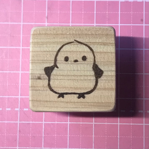 消しゴムはんこ シマエナガ はんこ・スタンプ ぺこ 通販
