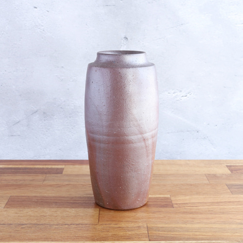 備前焼 口付花入【D】【陶器・花器・フラワーベース】 一輪挿し