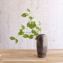 備前焼 口付花入【D】【陶器・花器・フラワーベース】 一輪挿し