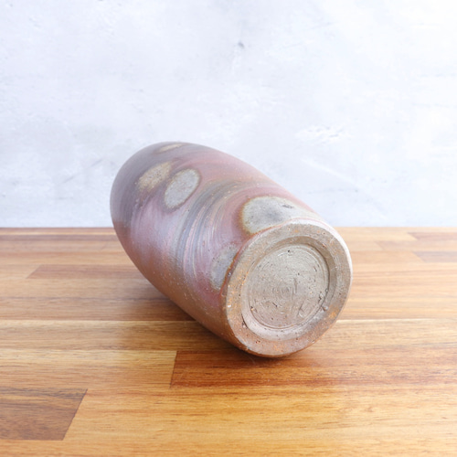 備前焼 口付花入【D】【陶器・花器・フラワーベース】 一輪挿し・花瓶