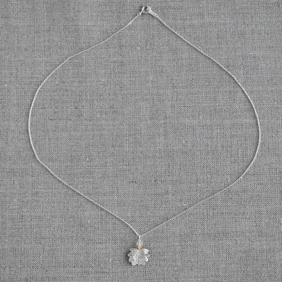 Barnet leaf necklace [P094SV(ST)] 6枚目の画像