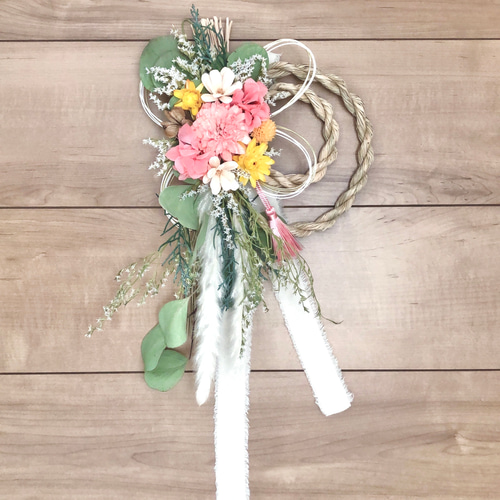 2wayしめ縄飾り 交換用リースセット Creema限定 お正月飾り S3 しめ縄