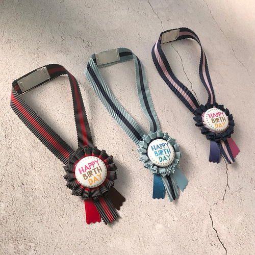 バースデーロゼット お誕生日カラー お誕生日首輪 ロゼット バースデーロゼット お誕生日カラー お誕生日首輪 ロゼット