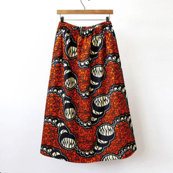6（ロク）の「＜6(ROKU)＞AFRICAN PRINT LONG SKIRT/ｽｶｰﾄ