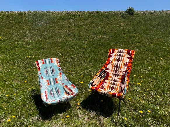 ヘリノクス　タクティカルチェアーカバー×ペンドルトン　 4枚目の画像