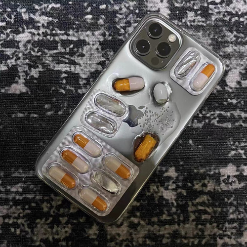 病み系 病みカワ系 デザイン デコ電 iPhoneケース iPhoneケース