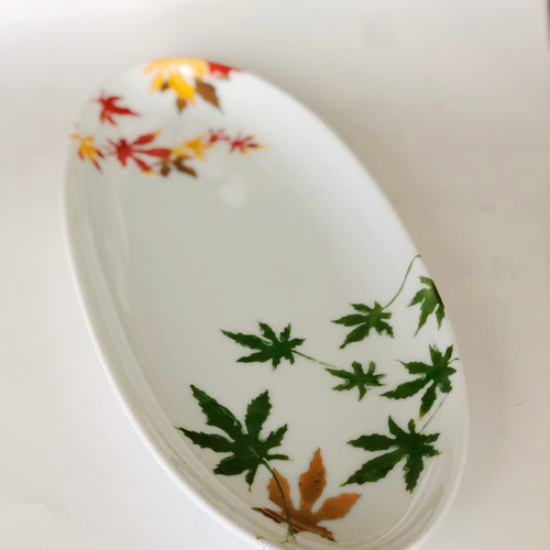 骨董品 皿 絵柄 紅葉 Amazon.co.jp: 京焼 乾山銘 紅葉図 小皿 銘々皿 丸皿 菓子皿 5枚