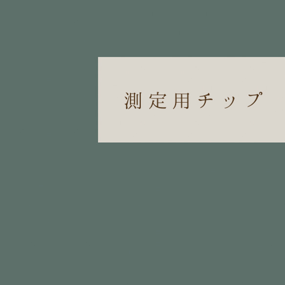 測定用ネイルチップ 1枚目の画像